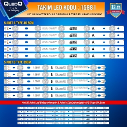 Takim led-81 (5xpcb) 42 lg innotek pola2.0 rev00 a b type 42ln5400 42ln5300