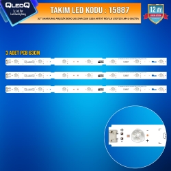 Takim led-87 (3xpcb) 32 samsung arçelik beko 2015arc320 3228 art07 rev1.0 150725 lm41 00175a zlj60600-aa