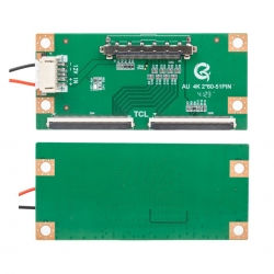 Tcl2x6051 t-con board  au 4k 2*60-51pin