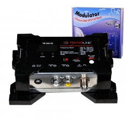 Teknoline tm-3000 hd modülatör 1 kanal dsb ofd full band rca kontrollü