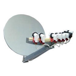 Teknoline w-90 multifocus fiber çoklu çanak anten 8 lnb 90cm