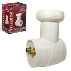 Telebox tb-x2 2li lnb (twin) gold 0.1db 3d fhd