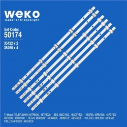 Telefunken 48TF6020 48' İnç 6 Adet Tv Led Bar