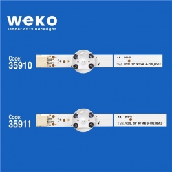 Telefunken D39F472M4CWI 39'' İnç 3 Adet Tv Led Bar