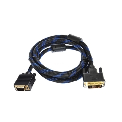Tenon dvi to vga kablo 24+5 örgülü filtreli 1.5 metre