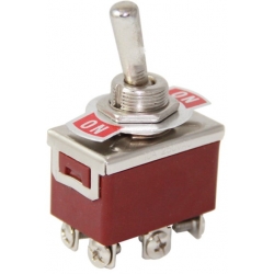 Toggle switch 6p on-off ø12mm (ic-157)