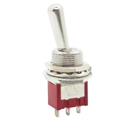 Toggle switch on-off ø12mm mts-102l (ic-148e)