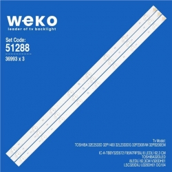 Toshiba 32E2533D 32' 3 Adet Tv Led Bar