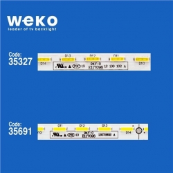 Toshiba Le50uhde5691tbaa 50' İnç 2 Adet Tv Led Bar