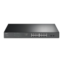 Tp-link tl-sg1218mpe 16 port+ 2sfp rackmount 10/100/1000 mbps 192 watt poe gigabit switch