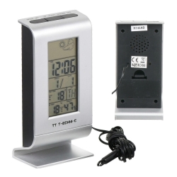 Tt t-echni-c h-145ab termometre dijital iç dış ortam alarm saatli