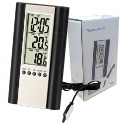 Tt technic h6308b isi ölçer*saat*alarm termometre