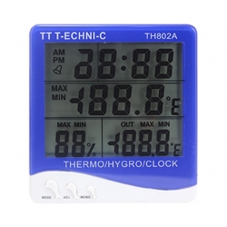 Tt technic th-802a oda tipi ekranli sicaklik nem ölçer termometre
