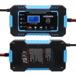 Ucomen uc-c120501a 12v 6a mavi led göstergeli akü şarj cihazi