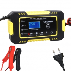 Ucomen uc-c120501a 12v 6a sari led göstergeli akü şarj cihazi