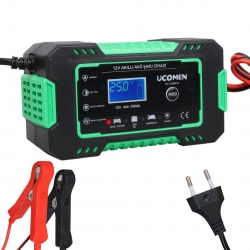 Ucomen uc-c120501a 12v 6a yeşil led göstergeli akü şarj cihazi