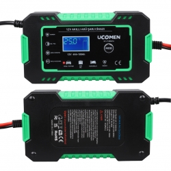 Ucomen uc-c120501a 12v 6a yeşil led göstergeli akü şarj cihazi