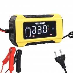 Ucomen uc-c120501b 12v 6a sari lcd göstergeli akilli akü şarj cihazi