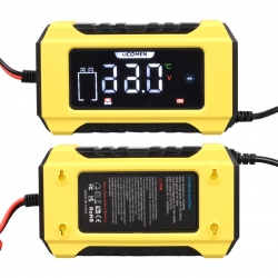 Ucomen uc-c120501b 12v 6a sari lcd göstergeli akilli akü şarj cihazi
