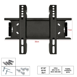 Ufix 3511 lcd askı aparatı sabit 32-40 inç 82-102cm