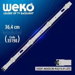 V5DF-400DCB-R2 - 36.4 Cm 4 Ledli - WK-449 Led Tv Bar