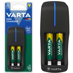 Varta 57646 mini charger pil şarj cihazi + 2 adet 800mah aaa şarj edilebilir pil