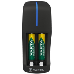 Varta 57646 mini charger pil şarj cihazi + 2 adet 800mah aaa şarj edilebilir pil