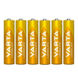Varta Longlife Alkalin Aaa İnce Kalem Pil 6'Lı Paket