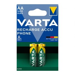 Varta ni-mh 1.2 volt - 1600 mah hr6 aa şarjli 2li kalem pil
