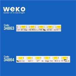Vestel 47PF7021 47'' İnç 2 Adet Tv Led Bar