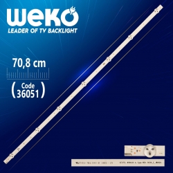 Vestel 650led a-type rev 3030_e_180129 7 ledli 70.8 cm