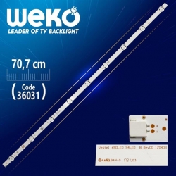 Vestel_65Dled_94Led_ B_Rev00_170403  9 Lensli  70.7 Cm