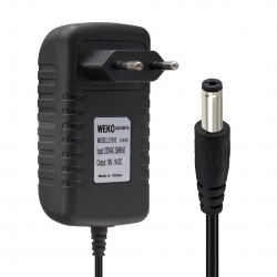 Weko 18 volt - 1 amper 5.5*2.5 uçlu yerli üretim priz tipi adaptör