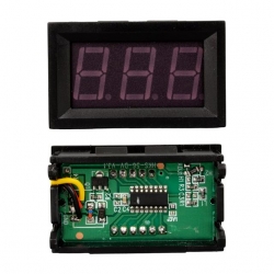Weko CA-056-100V DC 0-100 Volt Dijital Kırmızı Ekran Voltmetre (3 Pin)