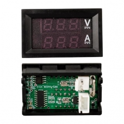 Weko CA-056-30V DC 4-30 Volt Dijital Kırmızı Ekranlı Voltmetre (3 Pin)
