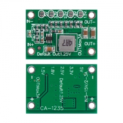 Weko ca-1235 power supply modul 1.25 volt 1.5 1.8 2.5 3.3 5 volt çikişli 3 amper 5 volt - 15 volt girişli