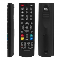 Weko kr nextstar 16900*18000*19000 fta usb siyah uydu kumandasi (3829=4071=19243)
