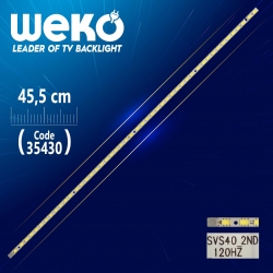 Weko svs40 2nd 120hz - lmb-400bm01 - lmb-4000bm03 45.5 cm 48 ledli 127 volt - (wk-269)