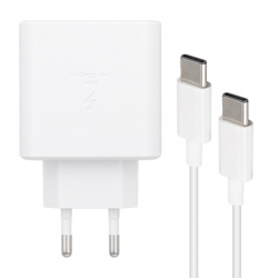 Weko wk-21440 s11-c 25 watt beyaz şarj başlik adaptörü + type-c to type-c kablo (no:9t)