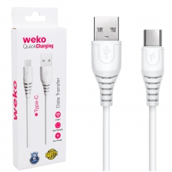 Weko wk-22018 usb to type-c 1 mt şarj kablosu kutulu (no:5)