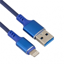 Weko WK-22025 USB To Lightning Örgülü Siyah Telefon Şarj Kablosu