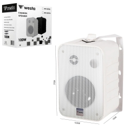 Westa wm-305tw sütun hoparlör 10cm 100 watt trafolu beyaz 2 adet