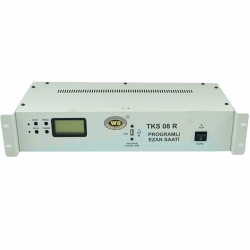 Westsound tks-08r v2 rack tipi programli ezan*sela saati (81 il için uygun*3 farkli hoca ses*19)