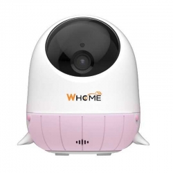 Whome yapay zeka destekli 360° gece görüşlü pembe wifi bebek güvenlik kamerasi (32 gb tf kart destekli)
