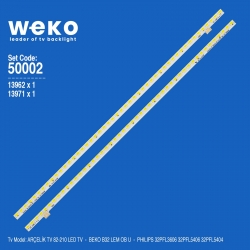 Wkset-5002 13962x1 13971x1 lg innotek v6 32inch 2 adet led bar (48led)