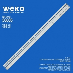 Wkset-5005 13975X2 13976X2 Lg Innotek 37 Inch Rev 0.6 54Ea 4 Adet Led Bar (54Led)