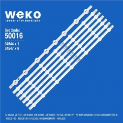 Wkset-5016 34544X1 34547X6 49Dled 7 Adet Led Bar