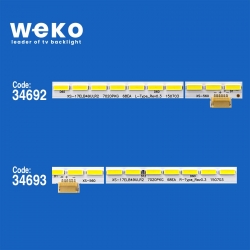 Wkset-5035 34692x1 34693x1 17elb49ulr2 7020pkg 68ea 2 adet led bar (68led)