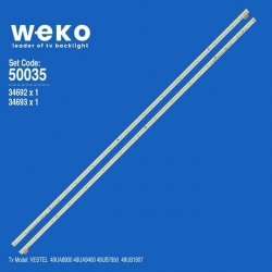 Wkset-5035 34692X1 34693X1 17Elb49ulr2 7020Pkg 68Ea 2 Adet Led Bar (68Led)