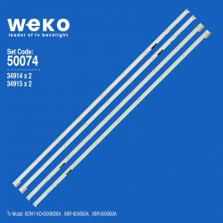 Wkset-5074 34914x2 34915x2 nlac50234 4 adet led bar (80led)